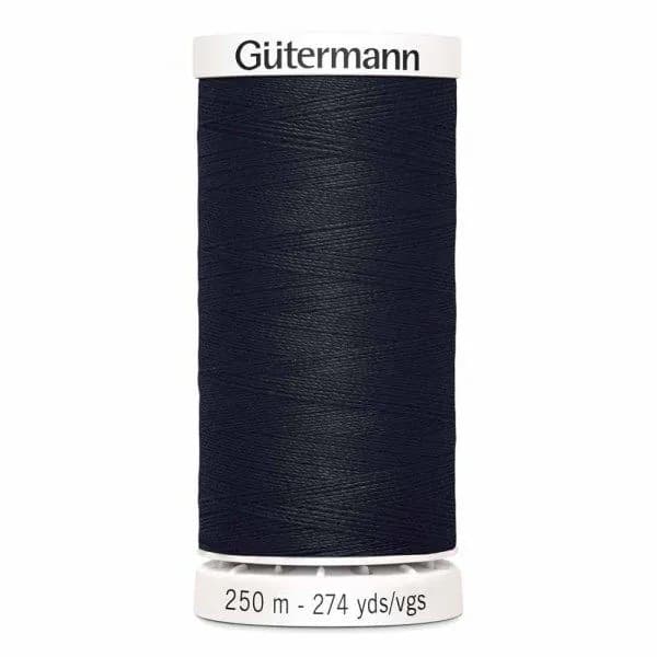 Gutermann naaigaren zwart 250m